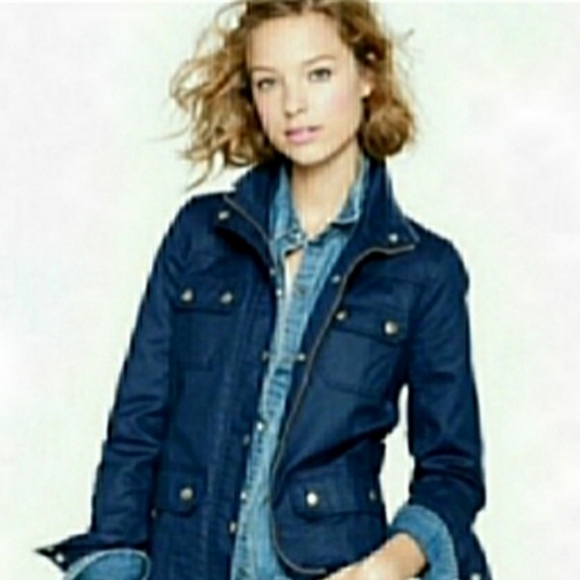 J CREW downtown field jacket navy XS (O1) - Picture 2 of 14